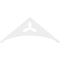 Ekena Millwork Pitch Naple Architectural Grade PVC Gable Pediment, 36"W x 15"H x 1"P (10/12) GPP036X015X100NAP - alternate 3